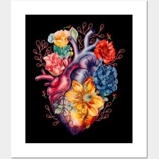 Heart and Flower Posters and Art